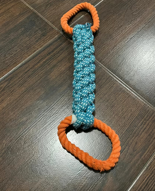 dog rope tug toy